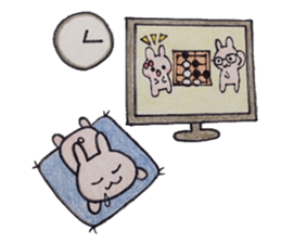 the game of go and animals sticker #9140507