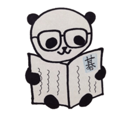 the game of go and animals sticker #9140512