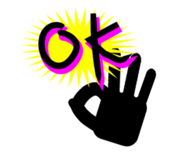 Let's talk by hand sticker #9140731