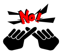 Let's talk by hand sticker #9140733