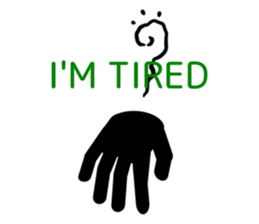 Let's talk by hand sticker #9140738