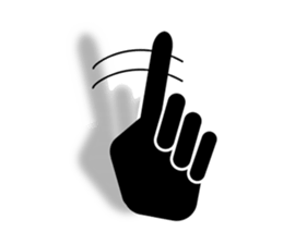 Let's talk by hand sticker #9140743