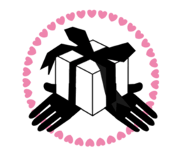 Let's talk by hand sticker #9140761