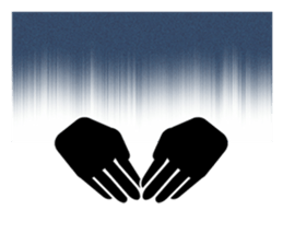 Let's talk by hand sticker #9140762