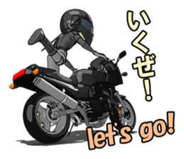 Ninja man rider sticker #9141089