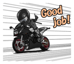 Ninja man rider sticker #9141105