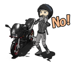 Ninja man rider sticker #9141111