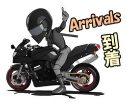 Ninja man rider sticker #9141113