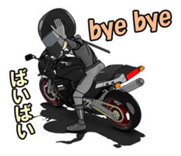 Ninja man rider sticker #9141115