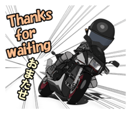 Ninja man rider sticker #9141121