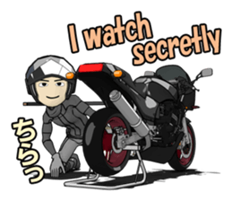 Ninja man rider sticker #9141124