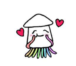 feelings of squid in everyday life sticker #9141891