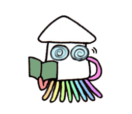 feelings of squid in everyday life sticker #9141895