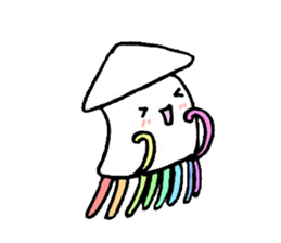 feelings of squid in everyday life sticker #9141897