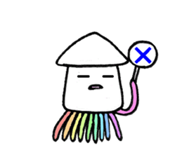 feelings of squid in everyday life sticker #9141899
