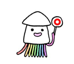 feelings of squid in everyday life sticker #9141900