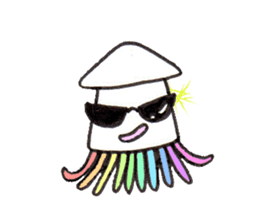 feelings of squid in everyday life sticker #9141902
