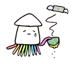 feelings of squid in everyday life sticker #9141917