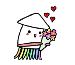 feelings of squid in everyday life sticker #9141920