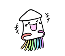 feelings of squid in everyday life sticker #9141926