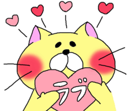 Cream-colored Cat's Daily Life sticker #9142676