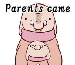 Round guy's face English edition sticker #9142738