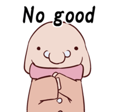 Round guy's face English edition sticker #9142749