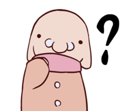 Round guy's face English edition sticker #9142757