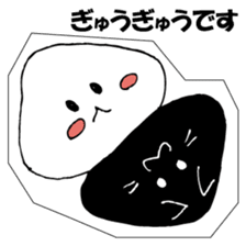 Soul of a seal and a black cat. sticker #9142851