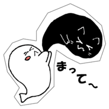 Soul of a seal and a black cat. sticker #9142881