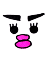 Cod roe lips sticker #9143252