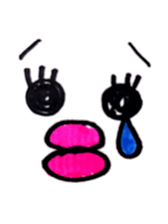 Cod roe lips sticker #9143257