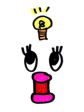 Cod roe lips sticker #9143259