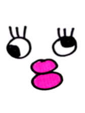 Cod roe lips sticker #9143264