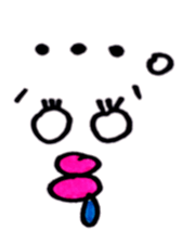 Cod roe lips sticker #9143276