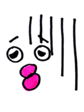 Cod roe lips sticker #9143281