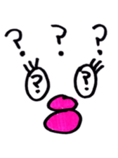 Cod roe lips sticker #9143282