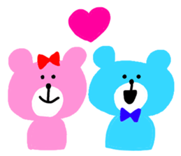 BEAR couple !!! sticker #9143288