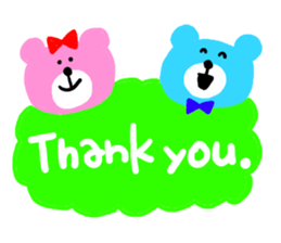 BEAR couple !!! sticker #9143295