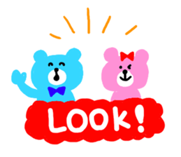 BEAR couple !!! sticker #9143306