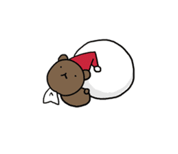 Chibikuma ~ Winter version ~ sticker #9143430