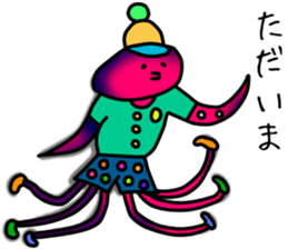 It's octopus, sticker sticker #9143653