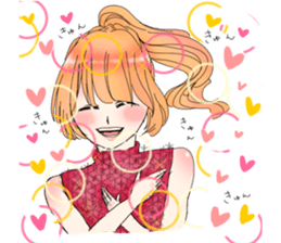 Ladies sticker #9143900