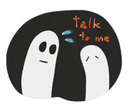 two in night<3> sticker #9144423