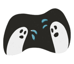 two in night<3> sticker #9144436