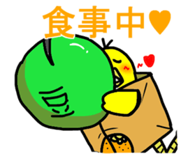 cardboard bird sticker #9144486