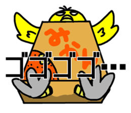 cardboard bird sticker #9144487