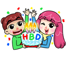 micky&winly sticker #9144680