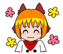 Puppy girl Kokoro-chan sticker #9144744