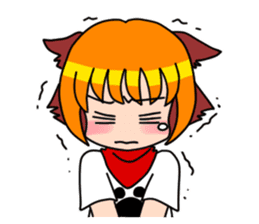 Puppy girl Kokoro-chan sticker #9144760